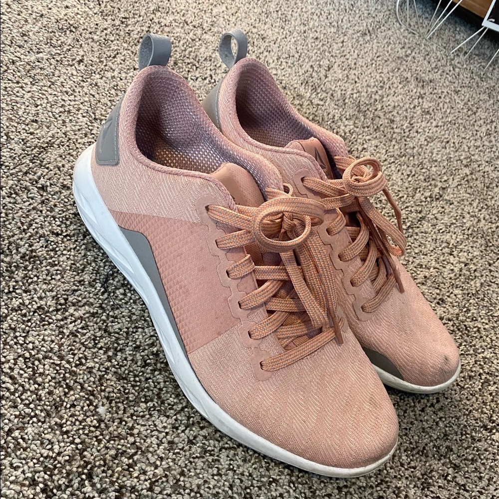 Pink Rebok shoes